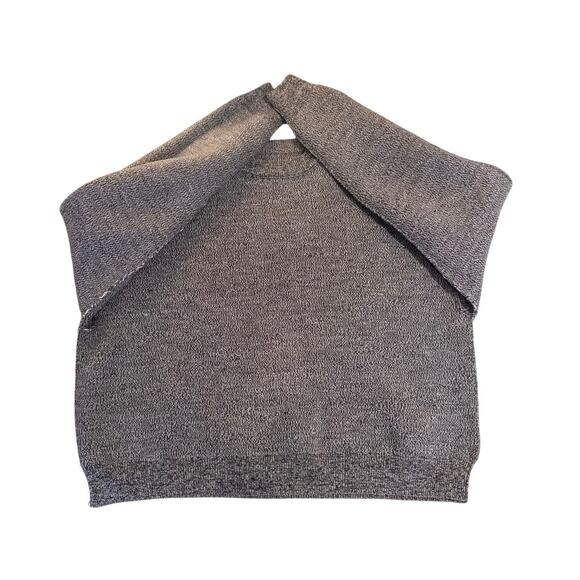 Alexander Wang 2010s Fair Isle Wool Sweater Gray Nordic Knit Small - Picture 7 of 9